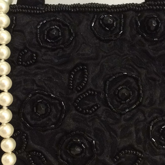 Longboom Black Beaded Handbag - Picture 3 of 10